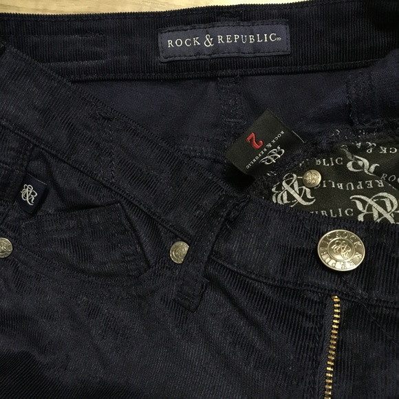 Rock & Republic Pants Women's 2 Skinny Corduroy - Picture 5 of 5